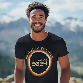 Jährliches Solar Eclipse Party 2. Oktober 2024 T-Shirt