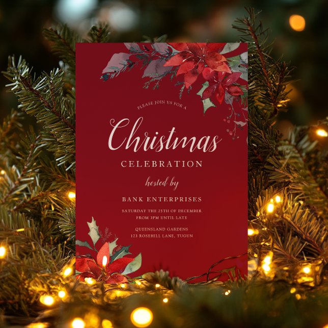 Jährliches Weihnachts-Party Corporate Gala Event R Einladung (Von Creator hochgeladen)