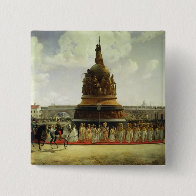 Jahrtausend von Russland Button (Vorderseite)