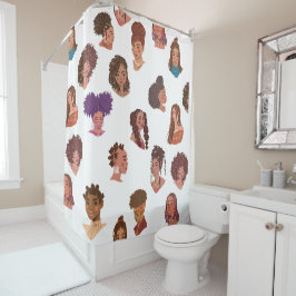 Jahrtausendbathroom-Dekoration Duschvorhang