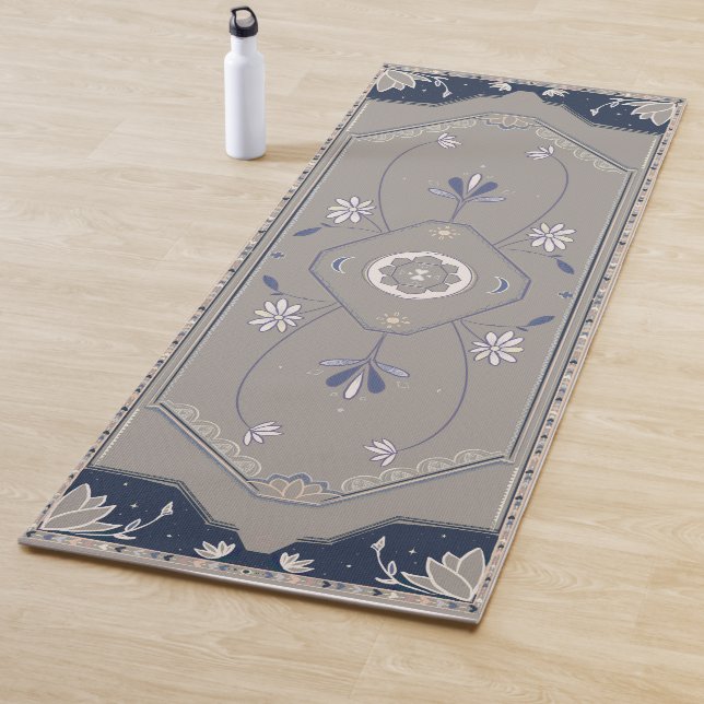 Jahrtausendgrauzone Rug Yogamatte (Beispiel)