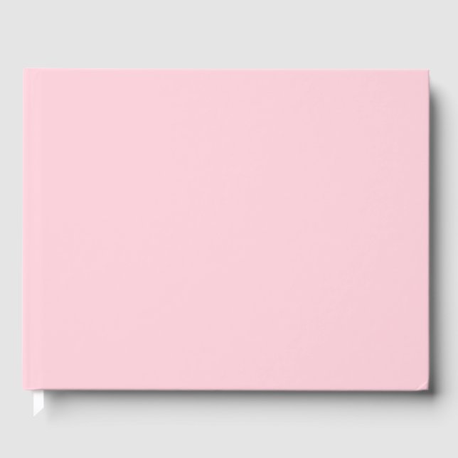 Jahrtausendrosa Farbe Gästebuch (Vorderseite)