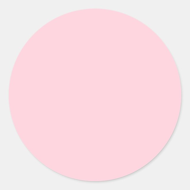 Jahrtausendrosa Farbe Runder Aufkleber (Vorderseite)