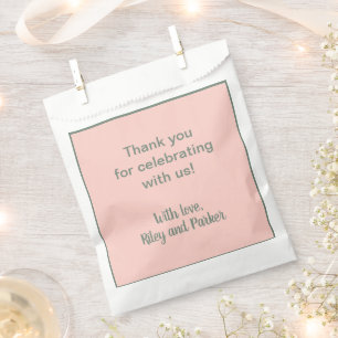 Jahrtausendrosa und Alter Geschenktütchen
