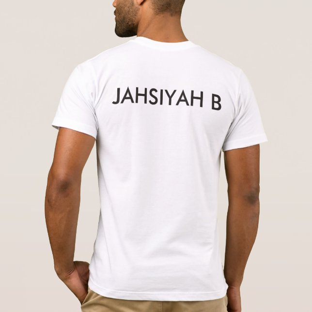 Jahsiyah b Riddim wurzelt den T - Shirt der (Rückseite)