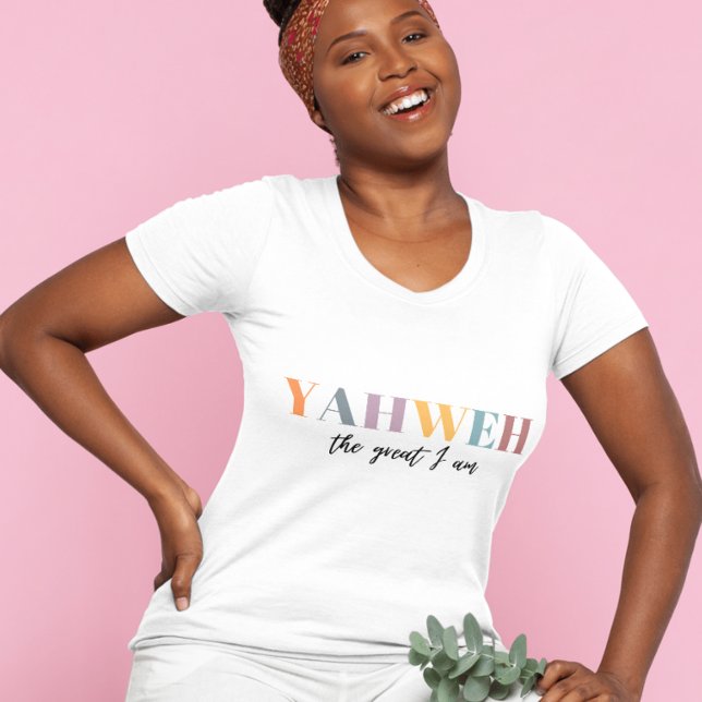 Jahweh, das große Ich bin Christlich T-Shirt (Yahweh The Great I Am T-shirt)