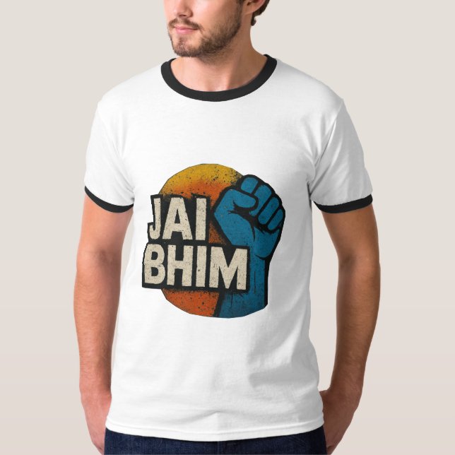 Jai Bhim | Educate Agitate Organize  T-Shirt (Vorderseite)