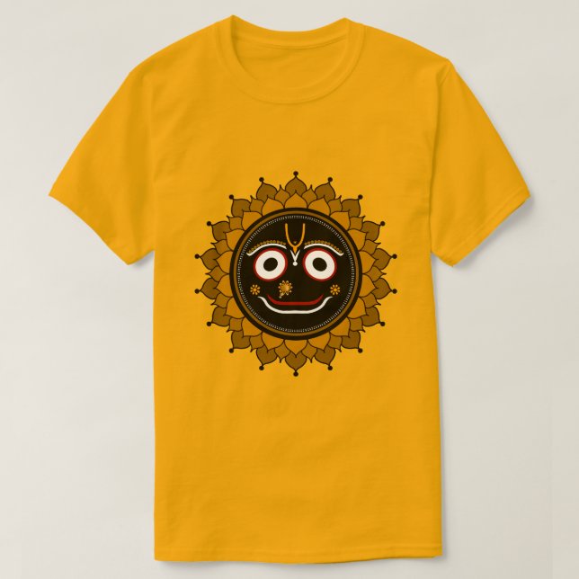 Jai Jagannath - Krishna art T-Shirt (Design vorne)