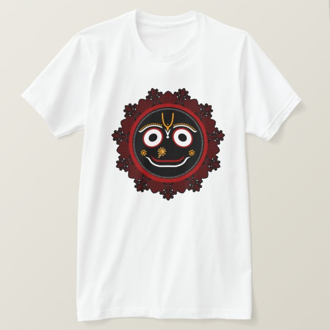 Jai Jagannath - Krishna Kunst T-Shirt (Design vorne)