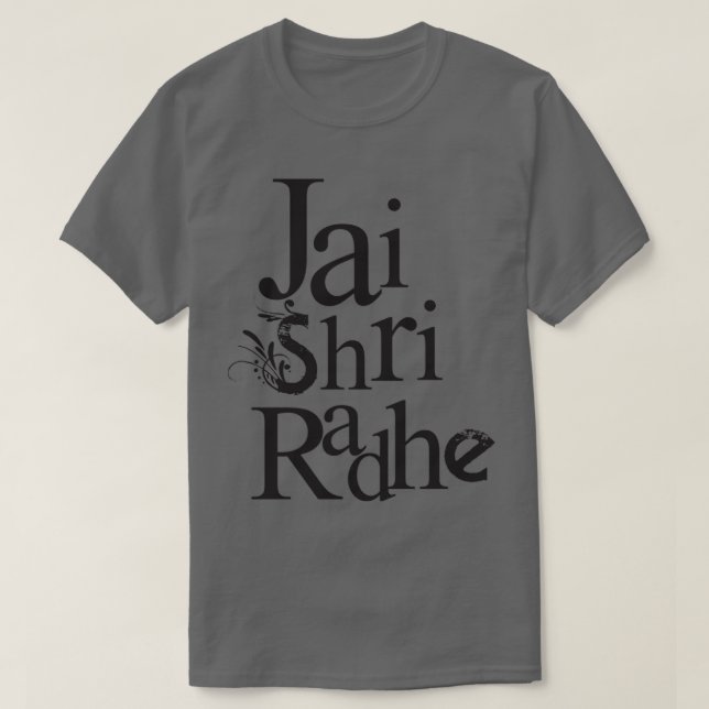 Jai Shri Radhey Design T-Shirt (Design vorne)