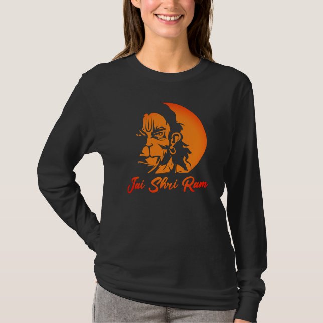 Jai Shri Ram Hanuman Ji T-Shirt (Vorderseite)