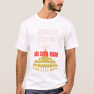 Jai Siya Ram Spiritual Hindu T - Shirt   Ram Bhakt