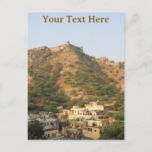 Jaigarh-Fort in der Nähe von Jaipur, Indien. Anpas Postkarte