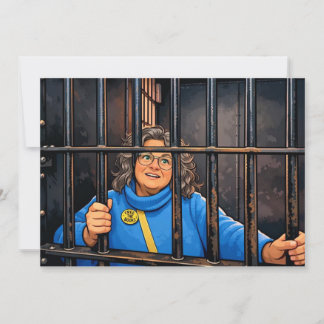 Jailbird 5 x 7 Flat Card Feiertagskarte