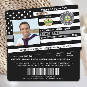 Jailor-ID der Foto-Gesellschaft für Korrektionsref Ausweis