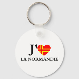 J'aime la Normandie Schlüsselanhänger