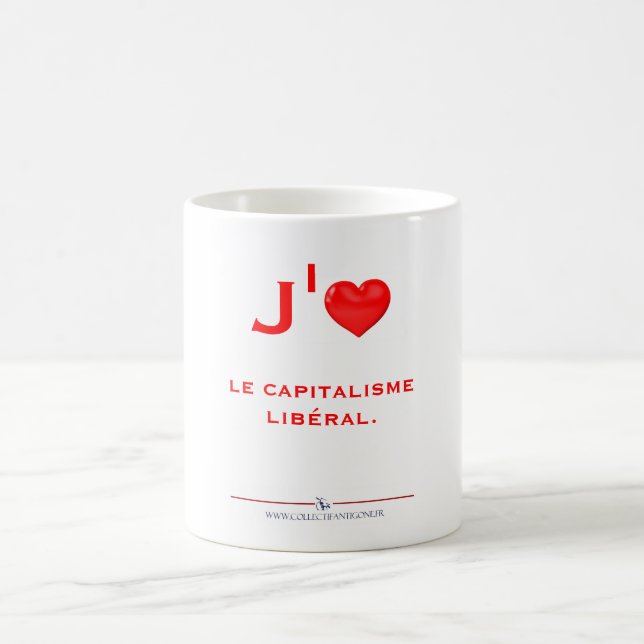 J'aime le capitalisme kaffeetasse (Mittel)