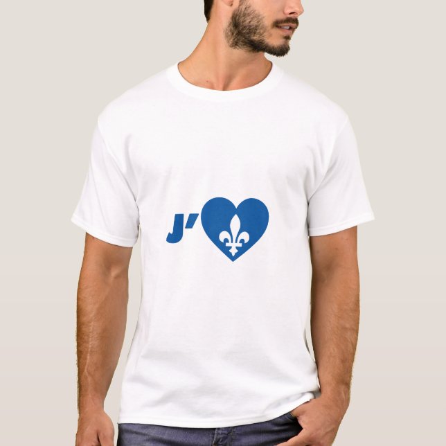 J'aime le Québec T-Shirt (Vorderseite)