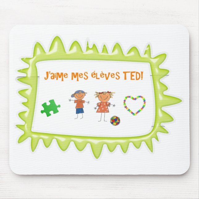 J'aime mes élèves TED Mousepad (Vorne)