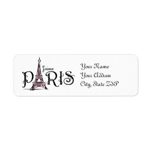 J'aime Paris Aufkleber