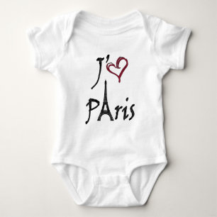 j'aime Paris Baby Strampler