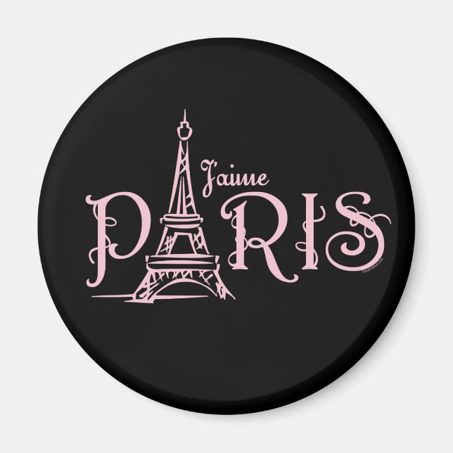 J'aime Paris (Dark) Magnet (Vorne)