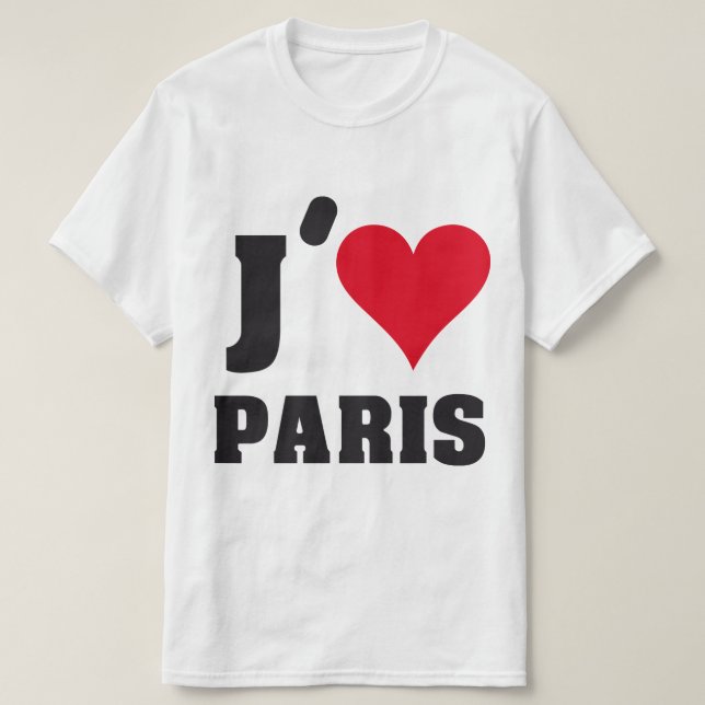 J'aime Paris T-Shirt (Design vorne)