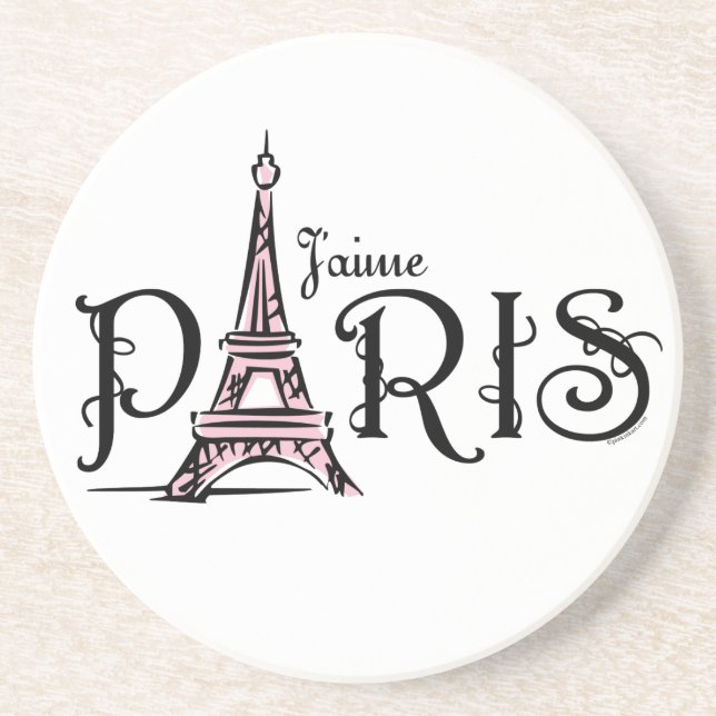 J'aime Paris Untersetzer (Vorne)