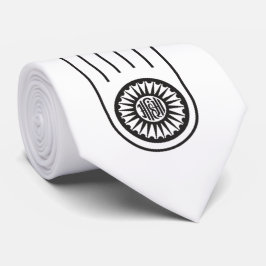 Jain Symbol von Ahimsa (Hand der Nicht-Gewalt) Krawatte