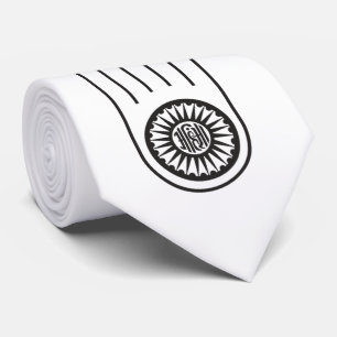 Jain Symbol von Ahimsa (Hand der Nicht-Gewalt) Krawatte