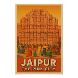 Jaipur - Die rosa Stadt Poster