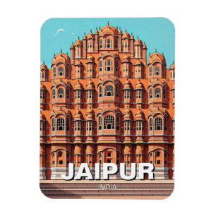 Jaipur Hawa Mahal Souvenir Magnet