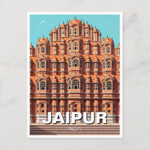 Jaipur Hawa Mahal Souvenir Postkarte