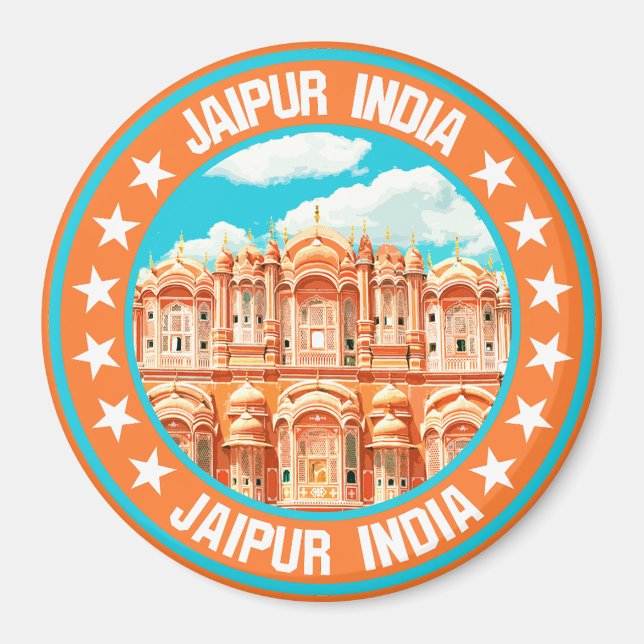 Jaipur India Magnet (Vorne)