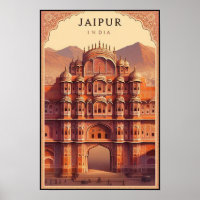 Jaipur India - Stadt Palaces Vintage Travel