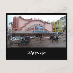 Jaipur, Rajasthan, Indien Postkarte