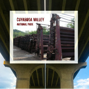 Jaite Paper Company Foundirier, Cuyahoga Valley NP Postkarte