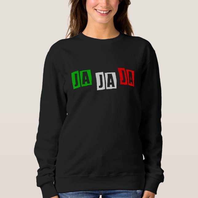 Jajaja Spanisch Mexiko Latino Hispanic Laughing Wo Sweatshirt (Vorderseite)