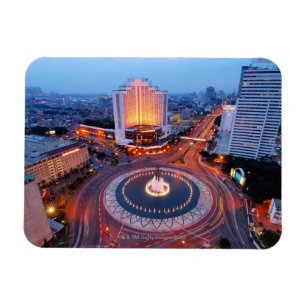 Jakarta Cityscape Magnet