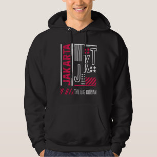 Jakarta, Hauptstadt von Indonesien, Südostasien, D Hoodie