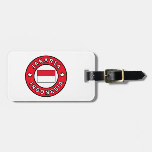 Jakarta Indonesia Gepäckanhänger