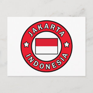 Jakarta Indonesia Postkarte