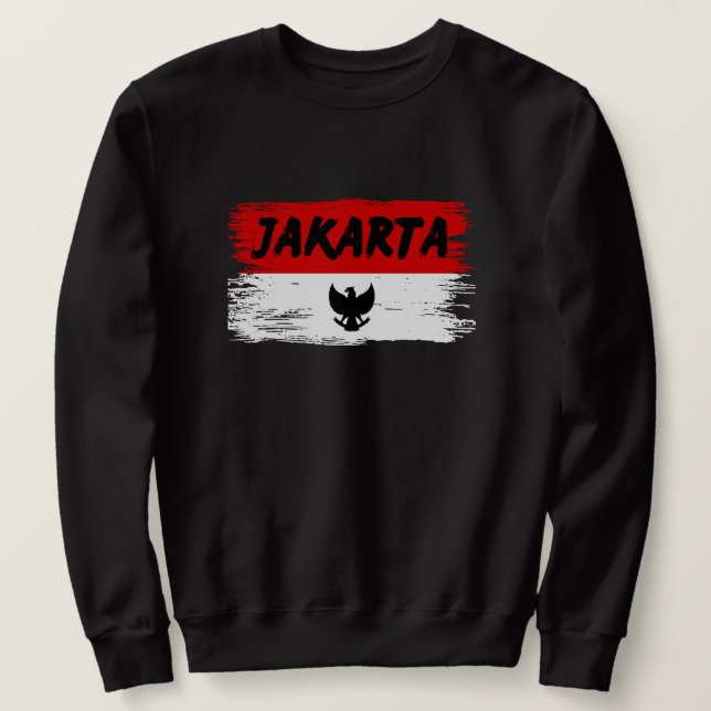 Jakarta Indonesia Sweatshirt (Design vorne)