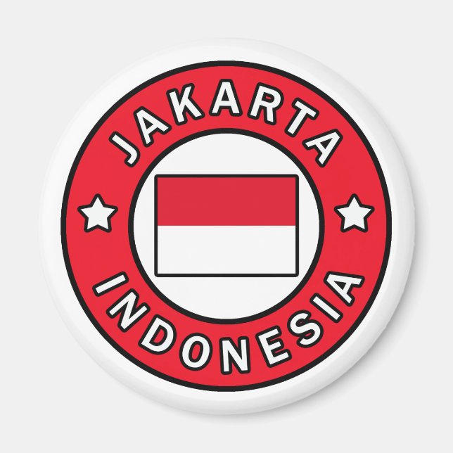 Jakarta Indonesien Magnet (Vorne)