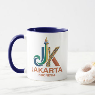 Jakarta Indonesien Südostasien Tasse