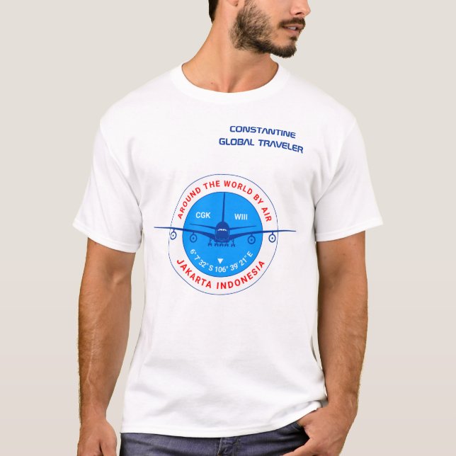 Jakarta, Indonesien T-Shirt (Vorderseite)