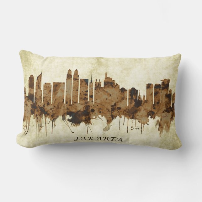 Jakarta Indonesische Stadt Lendenkissen (Vorderseite)