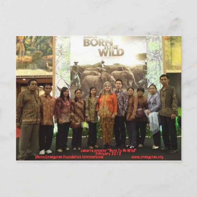 Jakarta Movie Premiere Postkarte (Vorderseite)