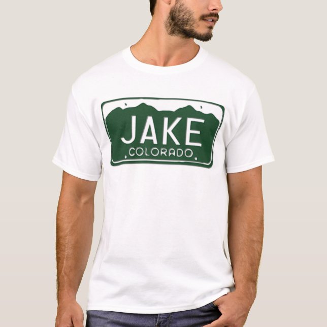 JAKE Colorado Lizenz-Platten-T - Shirt (Vorderseite)