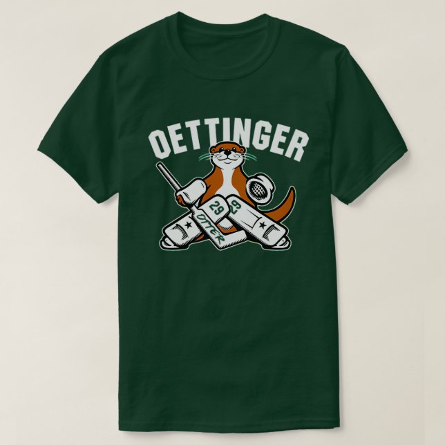 Jake Oettinger Otter TShirt 8 (Design vorne)
